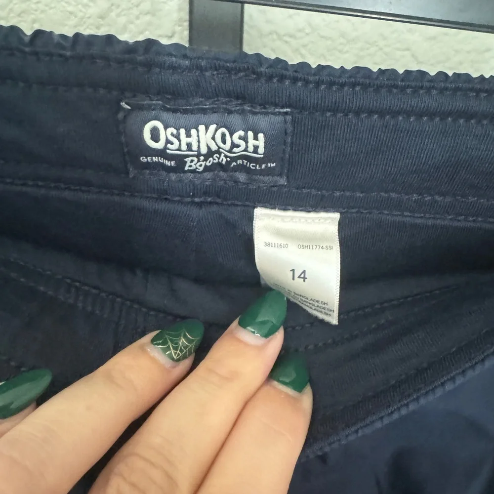 OshKosh B'gosh Navy Trackpants with White Stripes
